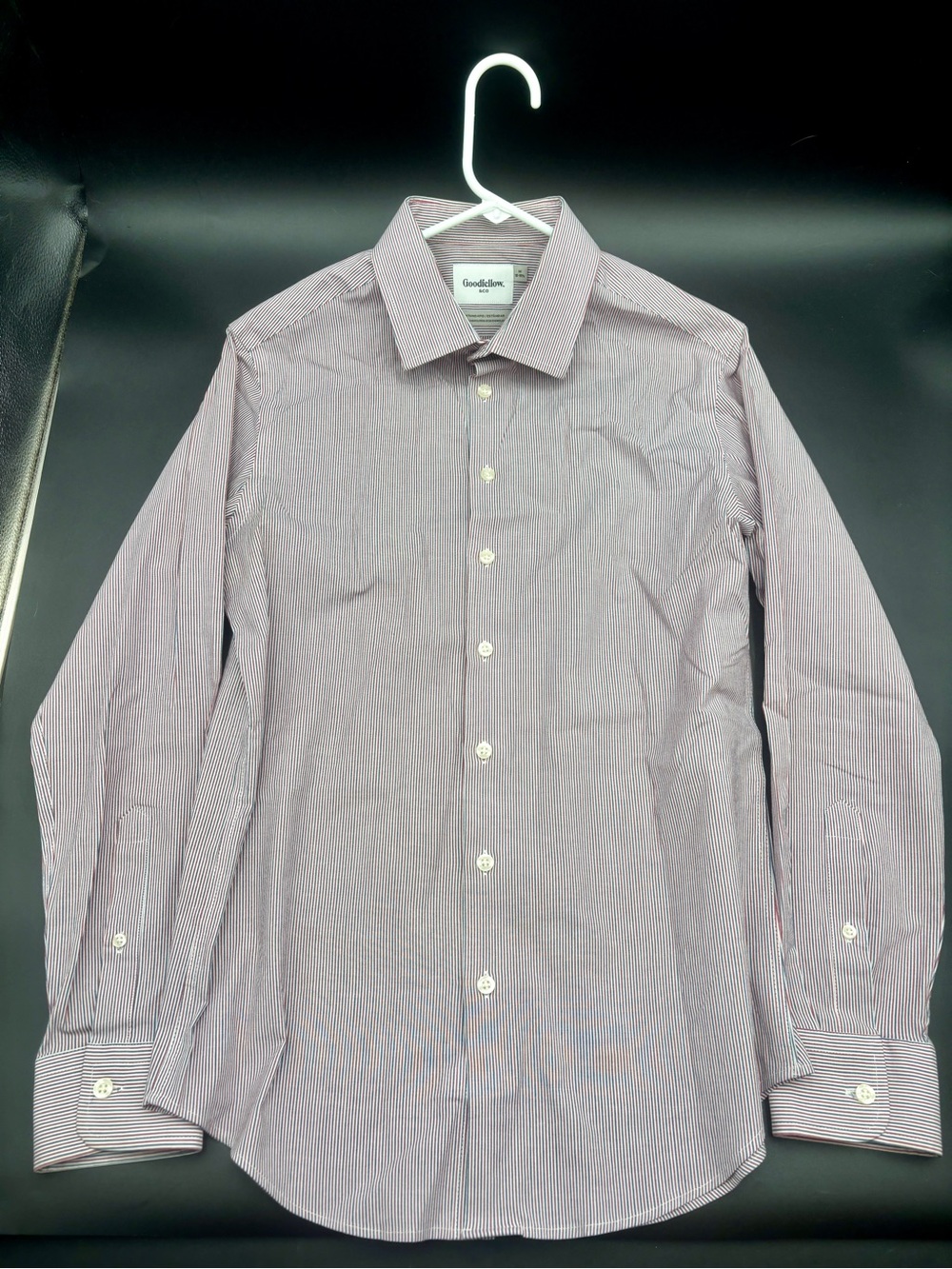 Goodfellow & Co Men’s Standard Fit Striped Dress Shirt - Size M (15-15.5)